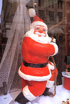 A happy Santa Claus. Vienna