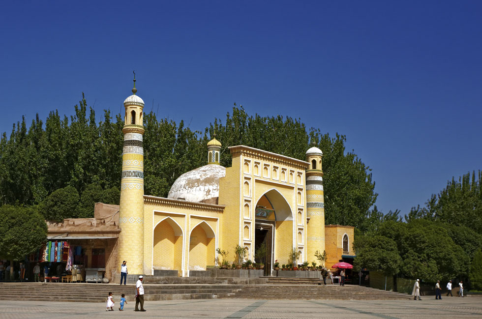カシュガルのシンボル エイティガールモスク