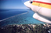 Flying on the Blue Lagoon, Moorea