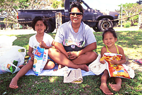 We came for the Picnic!　Ypao Beach Park