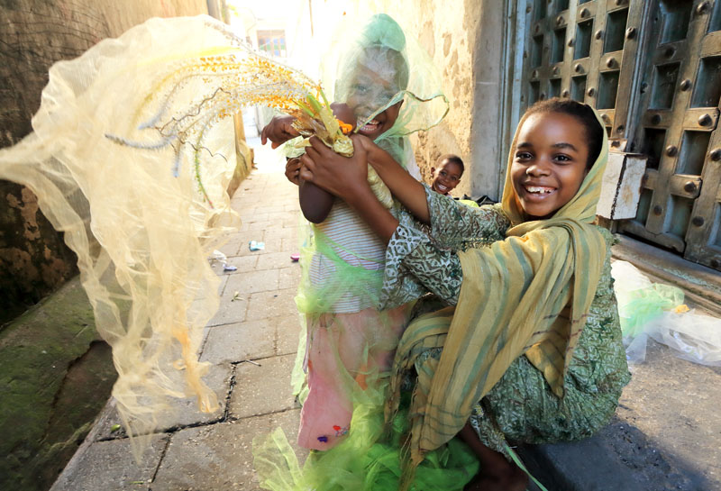 Children in Stone Town