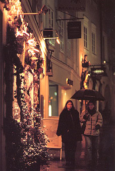 Salzburg is famous for Salzburger Festspiele, 
now it's a Christmas Time everywhere in quiet city