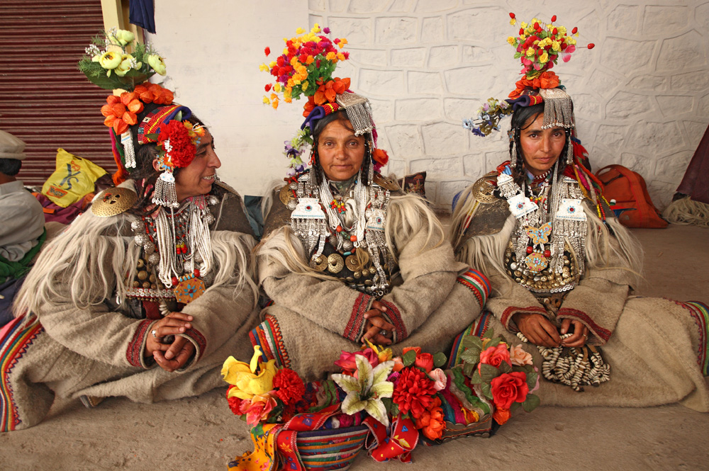 Flower People from Dah - Leh, Ladakh
