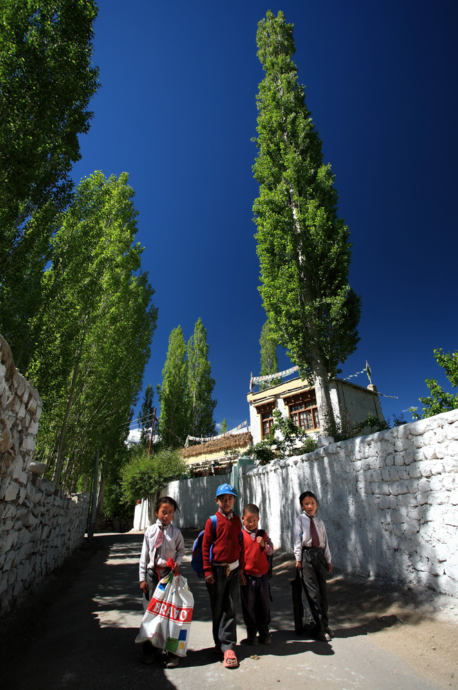Children to School - Leh, Ladakh