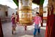 Turning a Prayer Wheel 