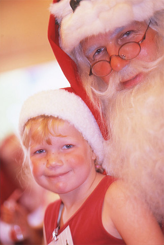 Lovely Santa Girl at Bakken