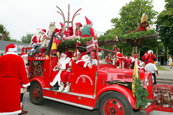 Starting the Christmas Parade