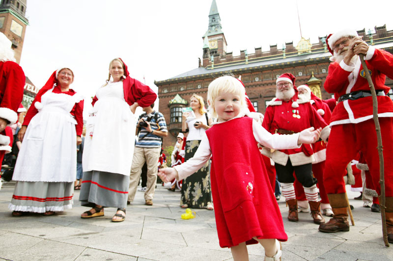 Christmas Party at the Town Hall Square