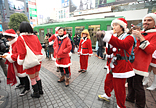 サンタクロース・渋谷駅前