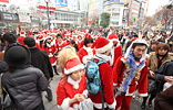 サンタクロース・渋谷駅前交差点