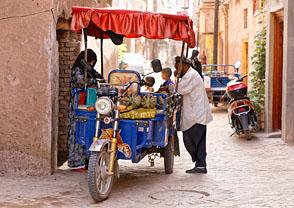 Mobile catering. Kashgar