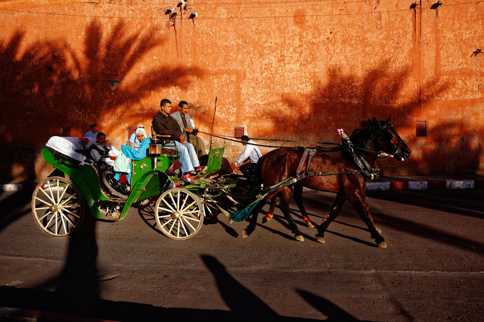 Marrakech red wall