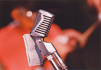 cool vintage microphone