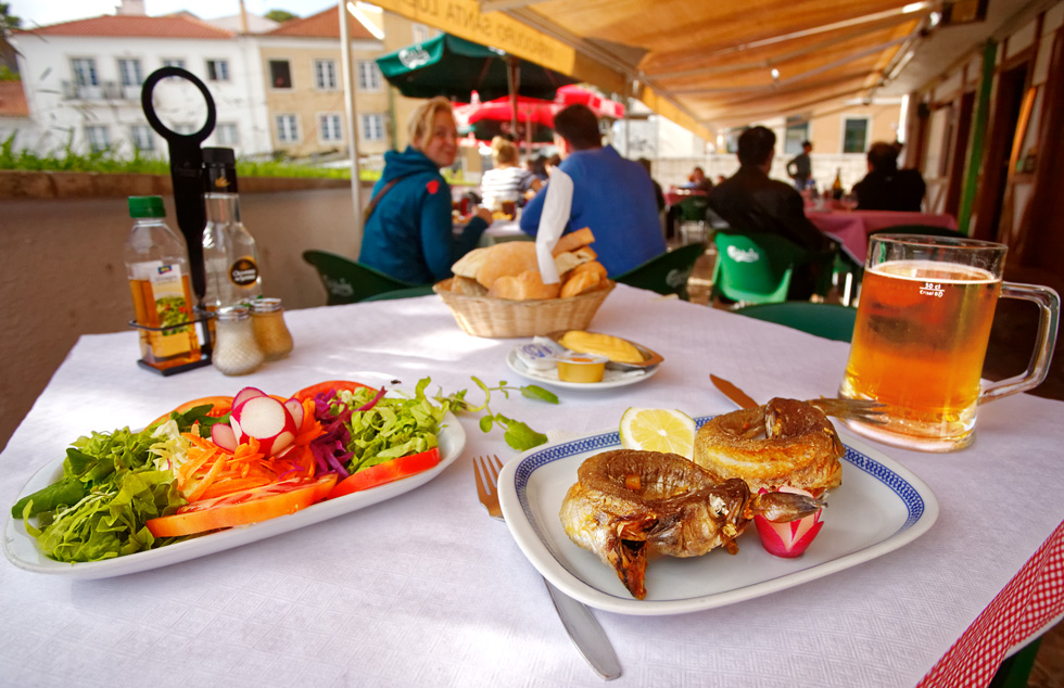 Lisboa, Fish lunch, Miradouro Santa Luzia