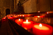 リスボン大聖堂 キャンドルの明かり