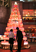 Candle Tree at Caretta, Shiodome,Tokyo